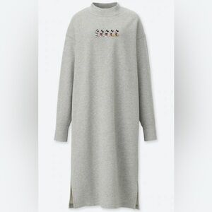 Uniqlo Disney Grey Top Dress with Mickey Mouse